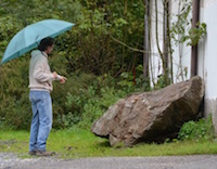 masso caduto a valbondione