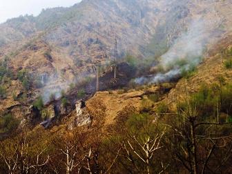 PONTE COSTONE IN FIAMME