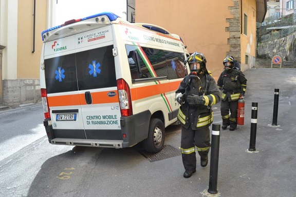 vigili del fuoco a desenzano