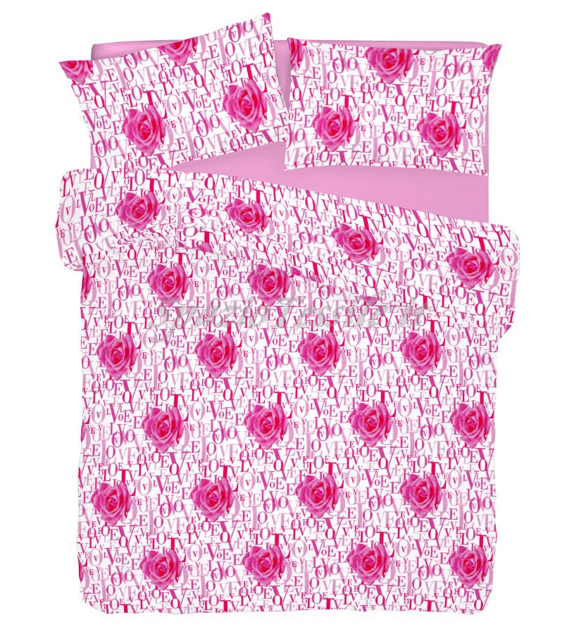 Copripiumino Rosa Love